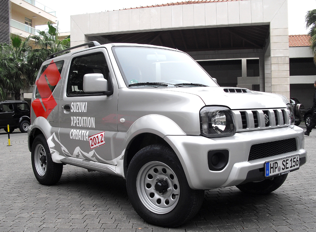 So sieht der Suzuki Jimny, hier bei der 