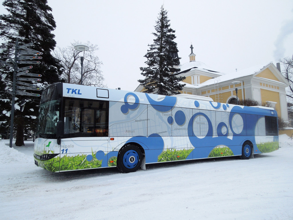 Solaris liefert zwei Urbino 12,9 Hybrid nach Finnland