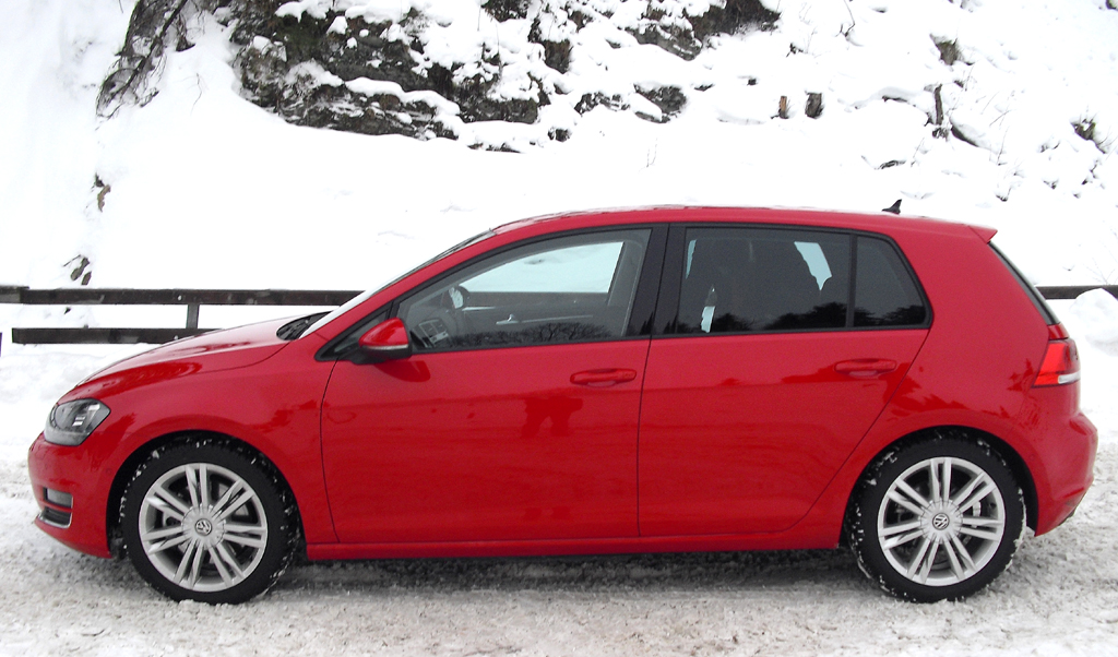 VW Golf 4Motion: Und so sieht die Neuauflage des Allrad-Golfs von der Seite aus.