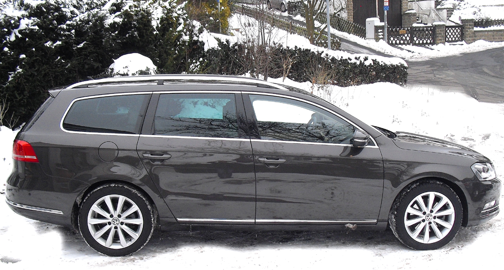 VW Passat Variant: Und so sieht der Kombi von der Seite aus.