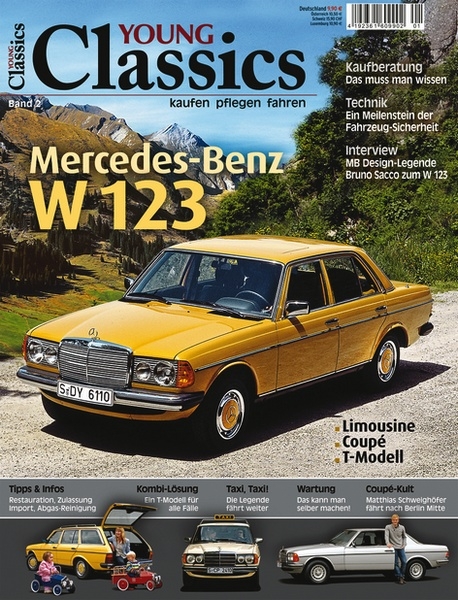 auto.de Buchtipp: Young Classics – Mercedes-Benz W 123