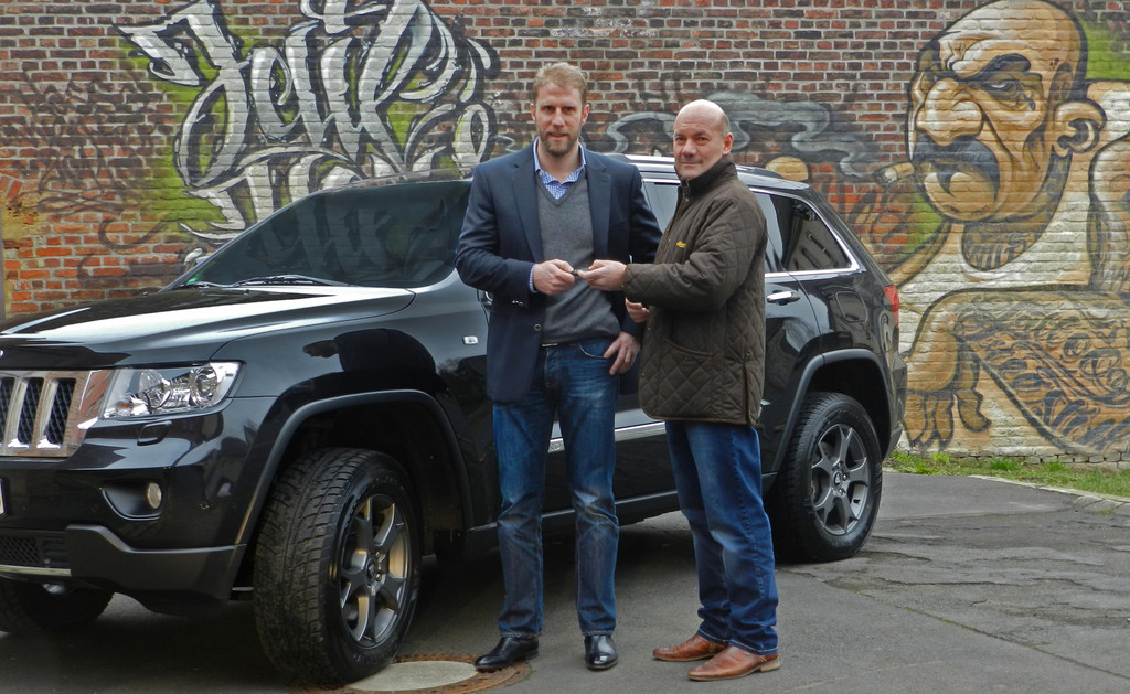 Christopher Posch fährt Jeep Grand Cherokee