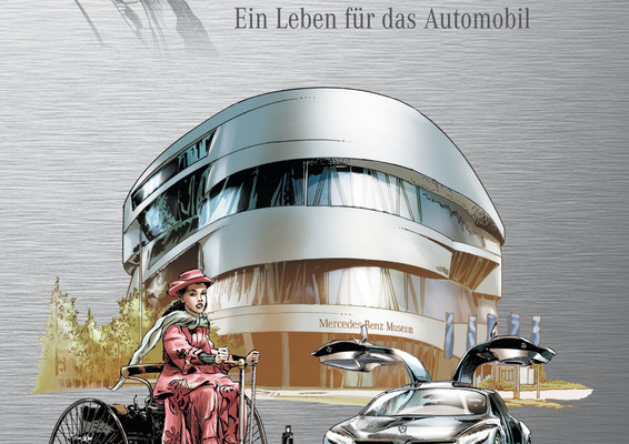 Der Lebensweg von Carl Benz als Comic
