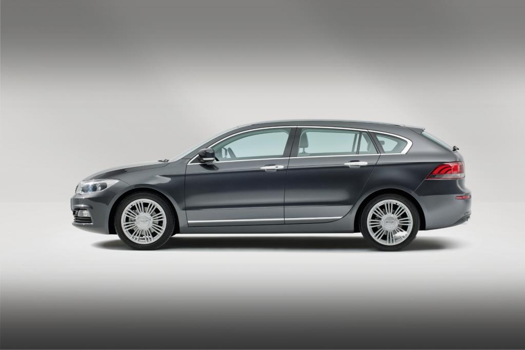 Die Studie Qoros 3 Estate ist ein Kombi der Kompaktklasse. 
