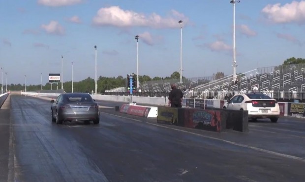 Drag-Race der Elektroautos