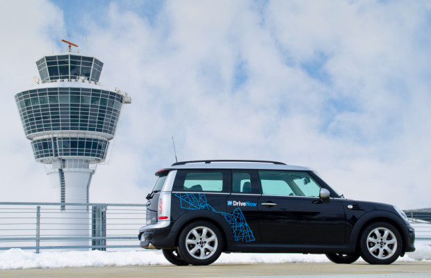 Drive-Now jetzt auch am Flughafen München