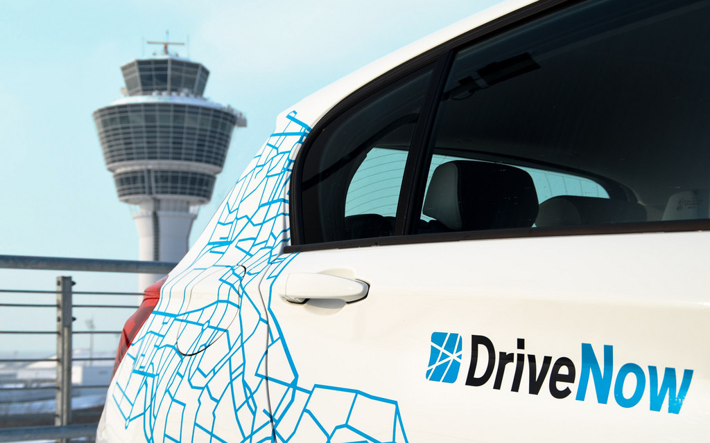 Drive-Now jetzt auch am Flughafen München
