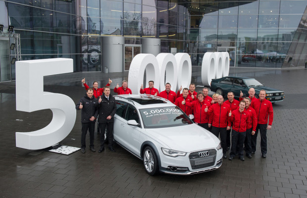 Fünfmillionster Quattro in Neckarsulm produziert