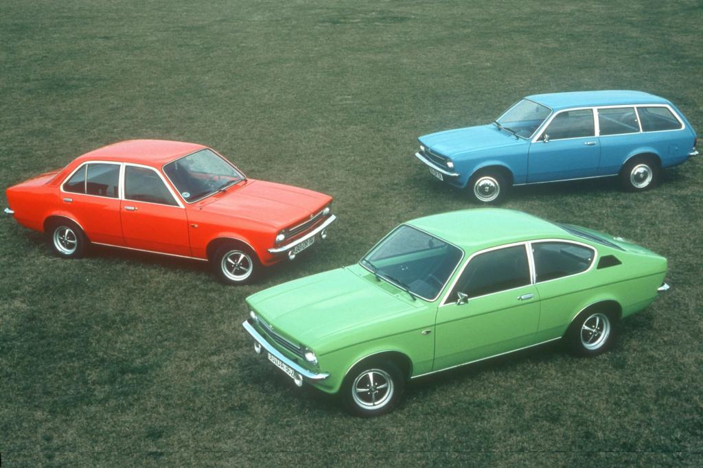 Kadett Limousine, Caravan und Coupe 1973