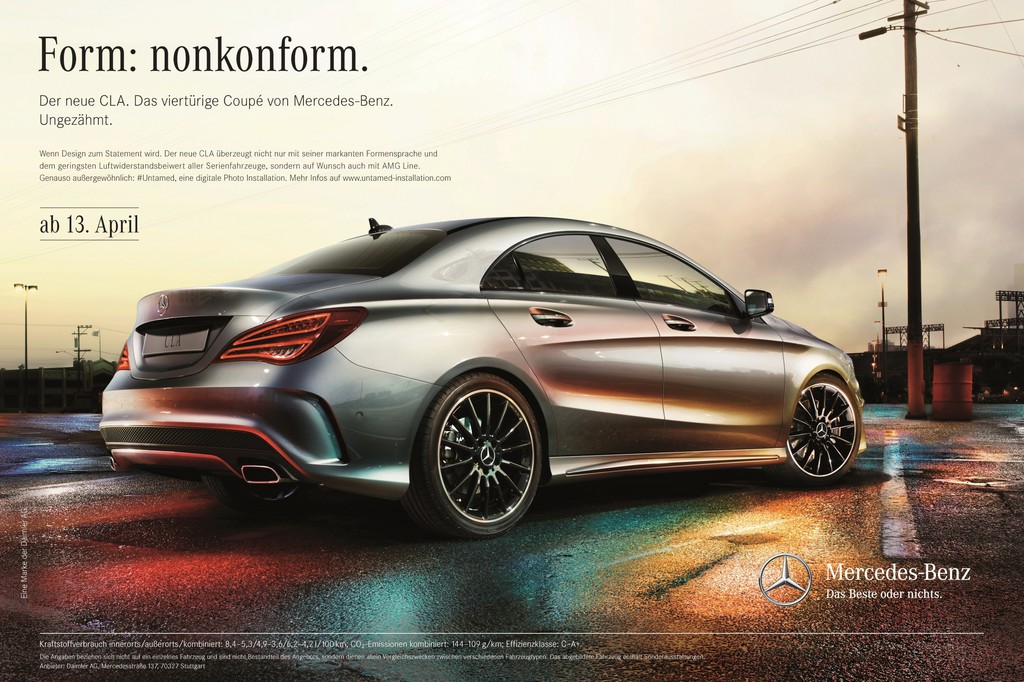 Mercedes-Benz startet CLA-Werbekampagne: Ungezähmt