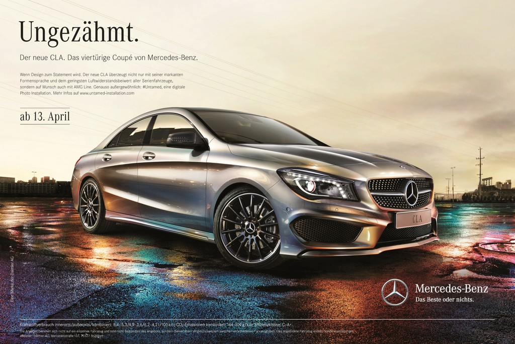 Mercedes-Benz startet CLA-Werbekampagne: Ungezähmt