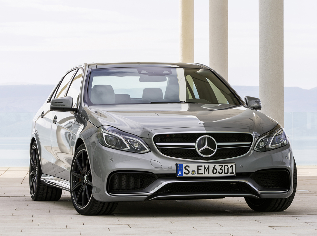 Mercedes-E-Klasse, hier als eine AMG-Version. 