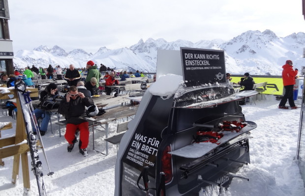 Mini-Winteraktion in Skiregionen