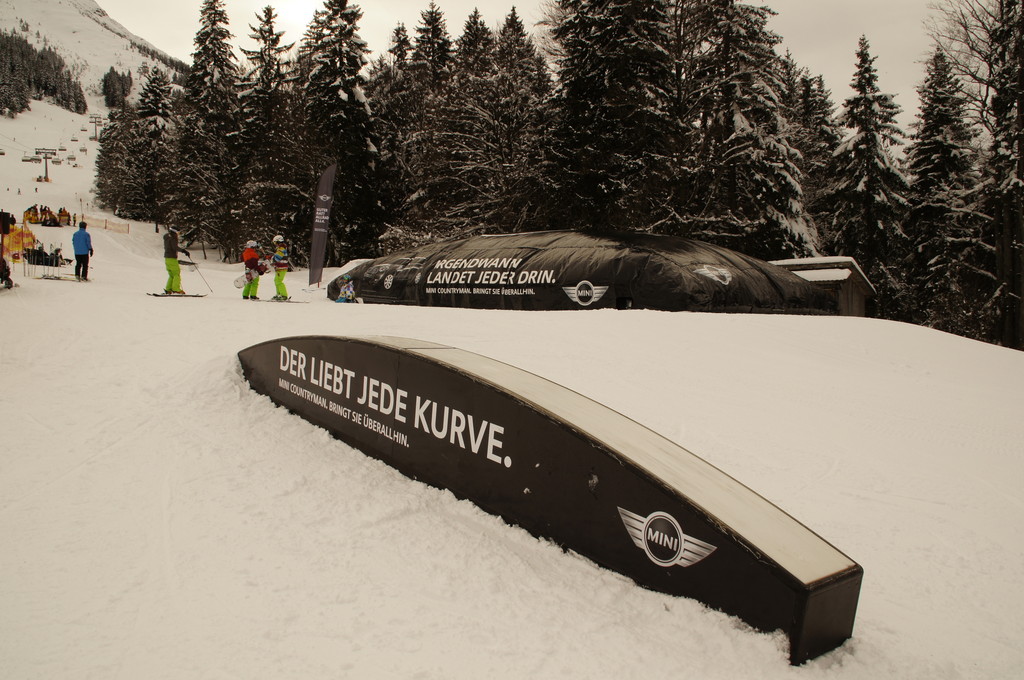 Mini-Winteraktion in Skiregionen