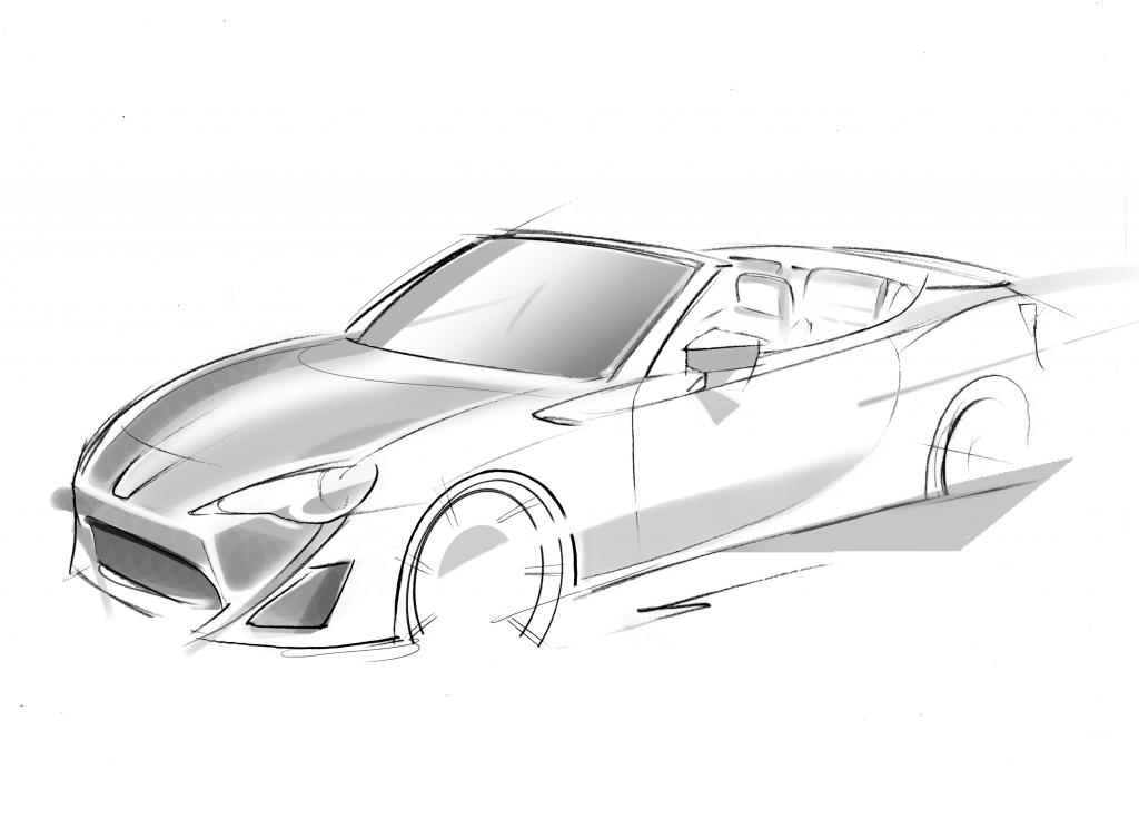 Mit der Studie des offenen GT86 will Toyota die Publikums-Reaktion auf eine Cabrio-Version des heckgetriebenen Sportcoupés GT86 testen. 
