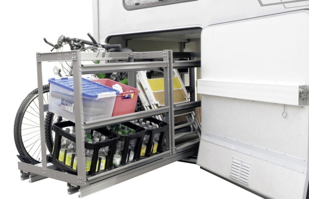 Movera Load-Move: Regal-System für Reisemobil-Heckgarage