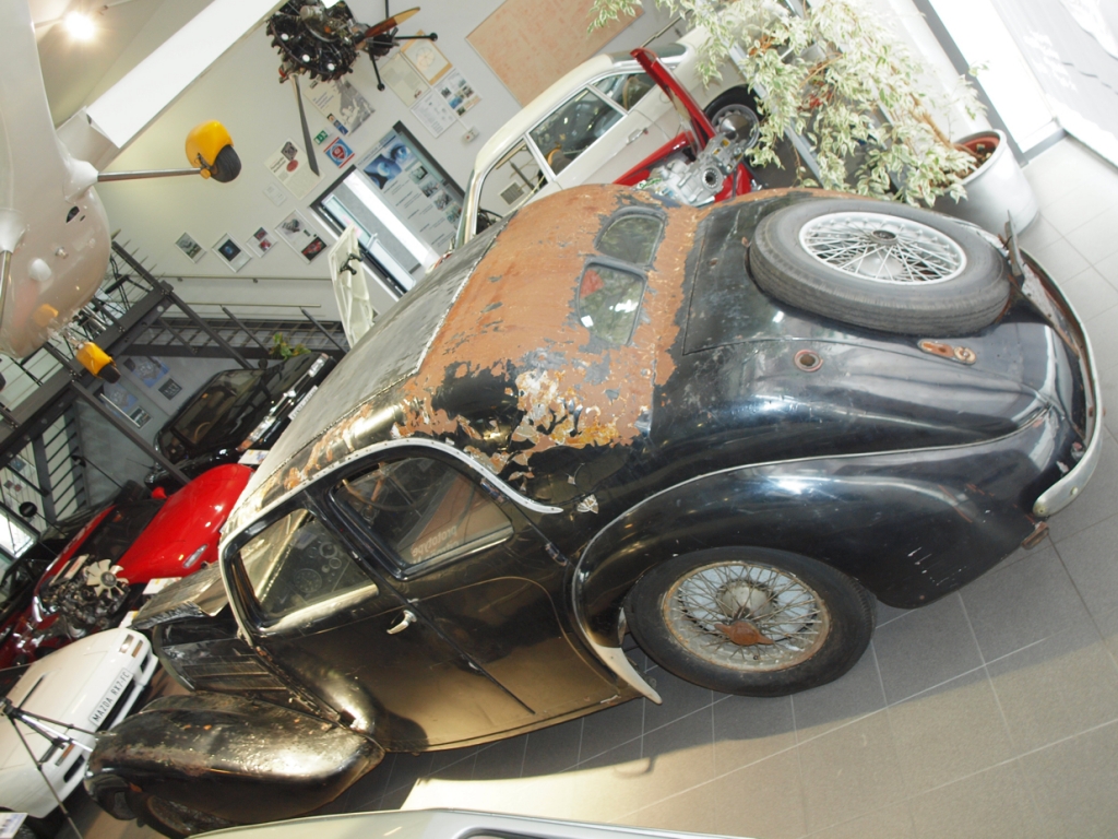 Museum AUTOVISION: Unrestaurierter Bugatti T57 aus Schlumpf-Sammlung