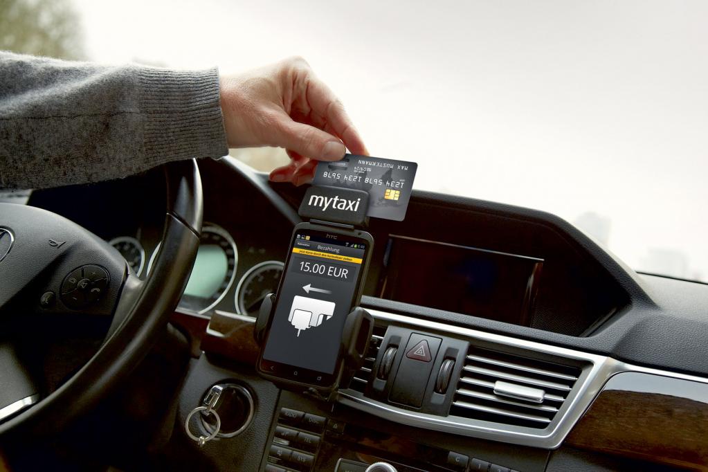 Neue Technik für bargeldlose Zahlung von Taxis