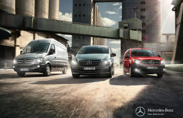 Neuer Markenclaim für Transporter von Mercedes-Benz