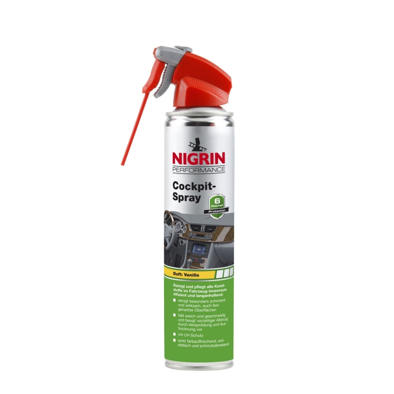 Nigrin »Performance«: Reinigendes Cockpit-Spray liefert gute Luft