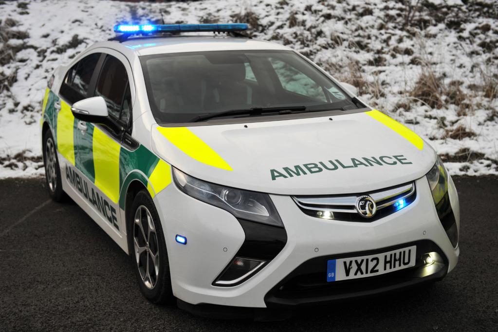 Opel Ampera als Rettungsfahrzeug