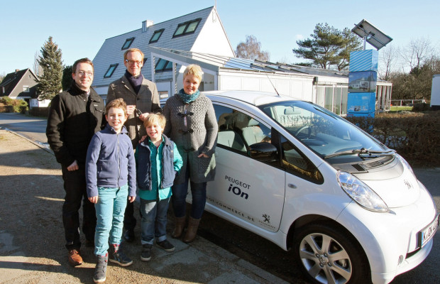 Peugeot Ion im emissionsfreien Haushalt