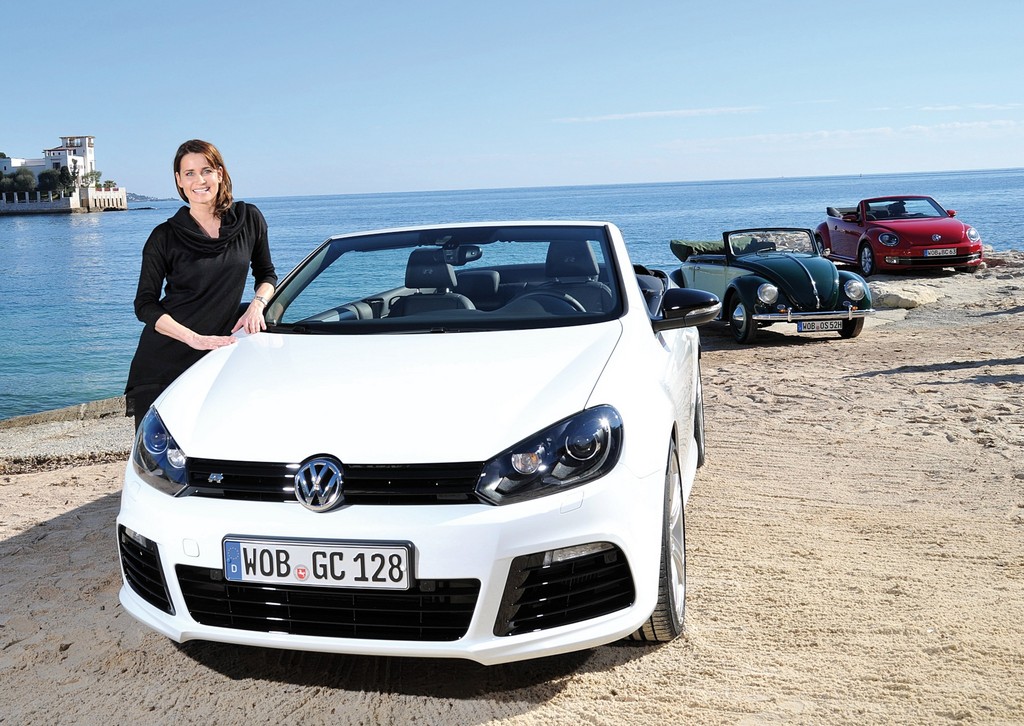 Prominenz und Mittelmeer schmücken die neuen VW-Cabrios