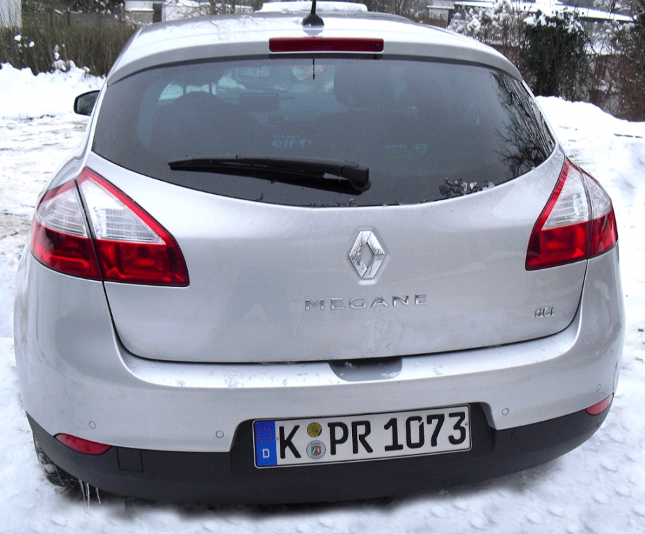 Renault Mégane: Blick auf die Heckpartie.