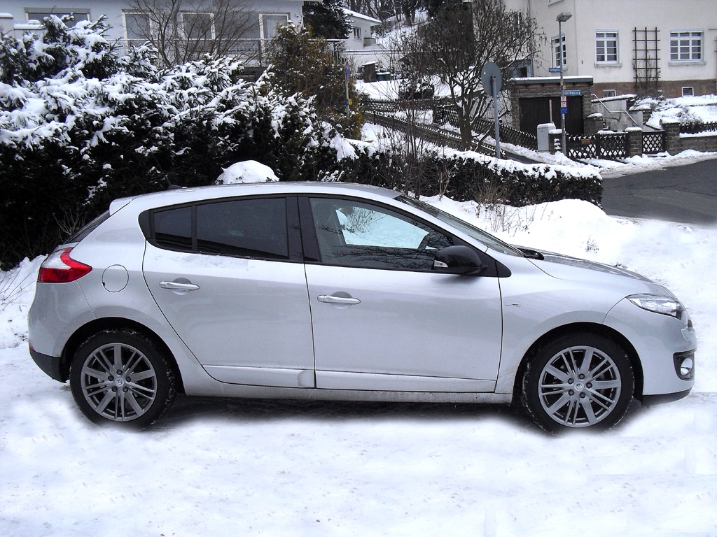 Renault Mégane: Und so sportlich sieht das Kompaktmodell von der Seite aus.