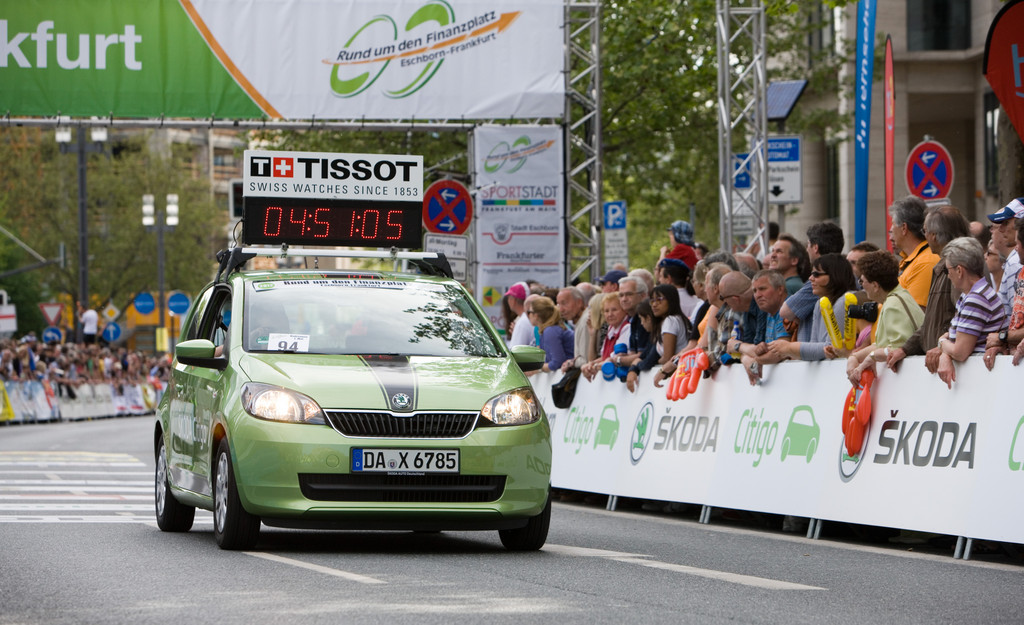 Skoda sponsert Radrennen Eschborn-Frankfurt