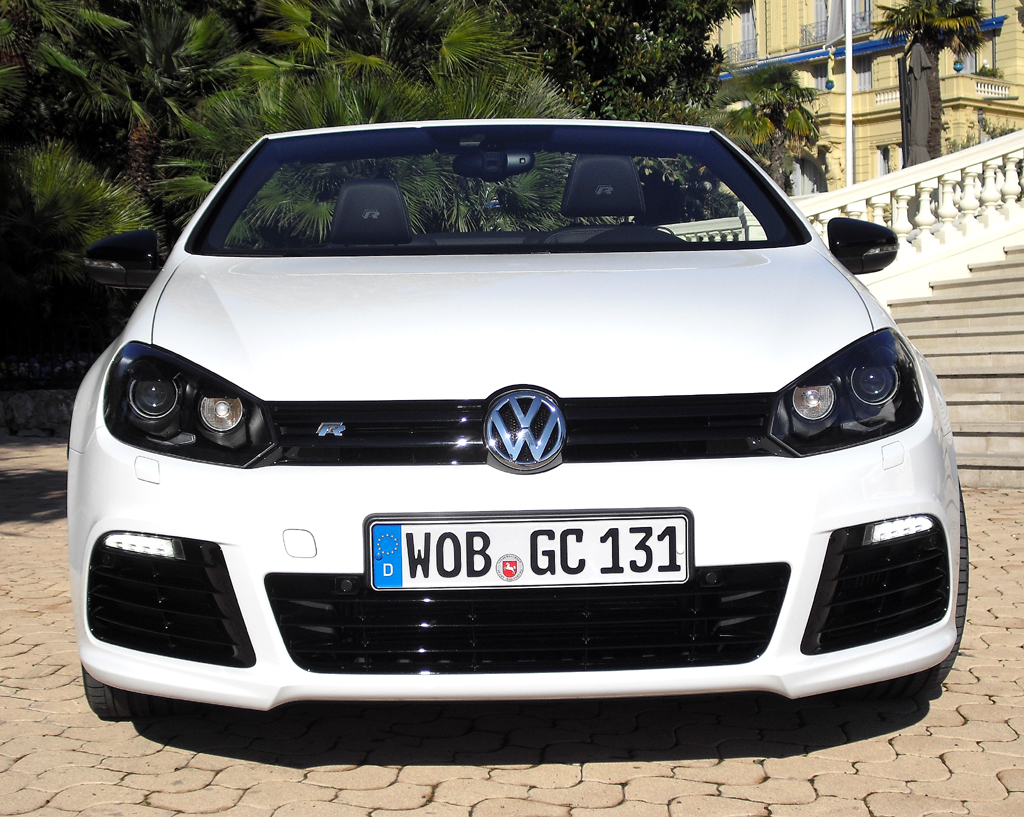 VW Golf R Cabrio: Blick auf die Frontpartie. 