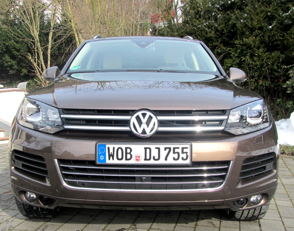 VW Touareg: Blick auf die Frontpartie.