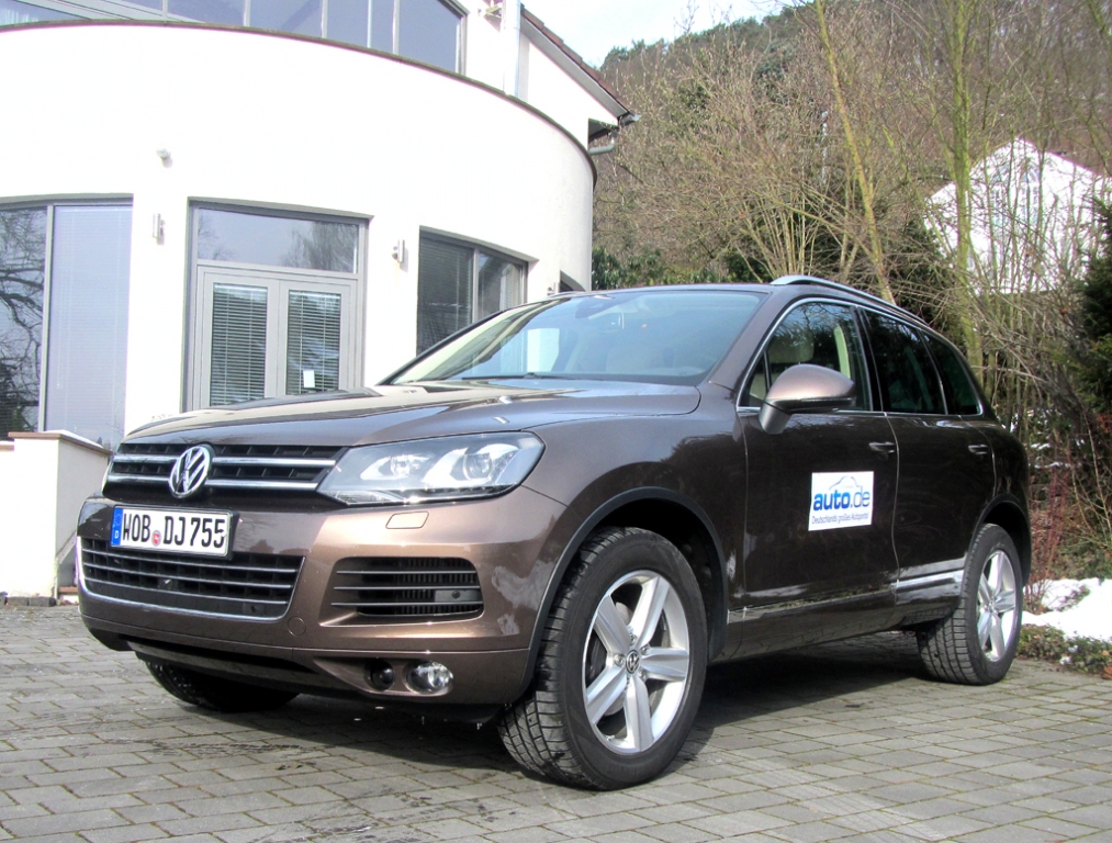 VW Touareg, hier als Basisturbodiesel mit 150/204 kW/PS. Fotos: Grebe
