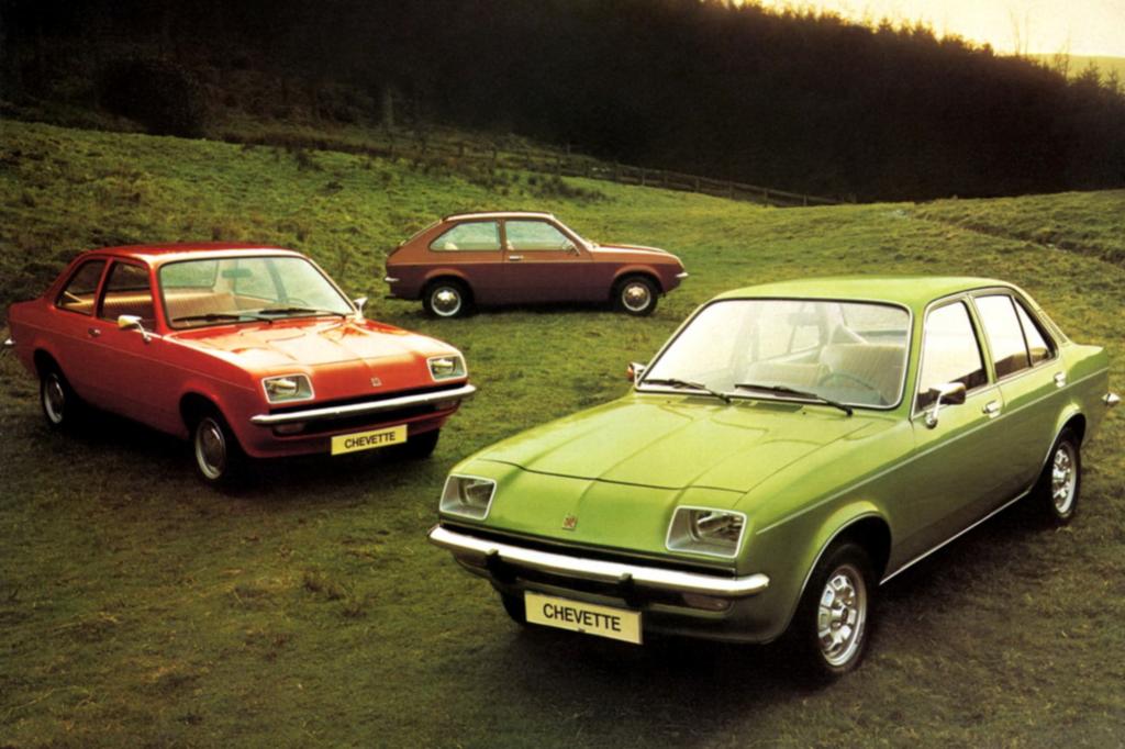 Vauxhall Chevette Modellpalette 1976
