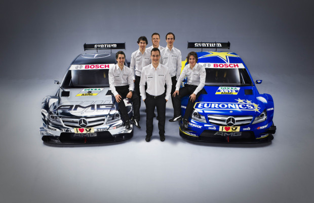 Werbespot mit DTM-Fahrern von Mercedes-Benz