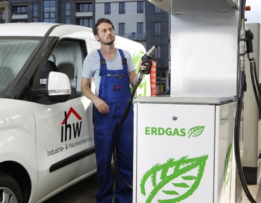 Ausweitung des Tankstellennetzes für Erdgas
