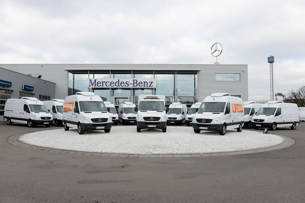 Berliner Tafel übernimmt 13 Mercedes-Benz Sprinter
