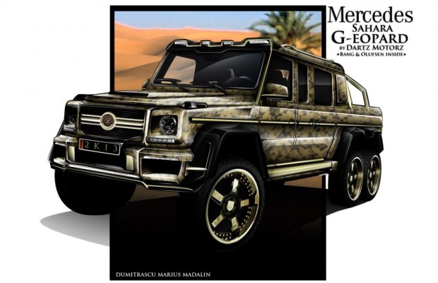 Dartz Mercedes Sahara G-eopard - Goldstück auf drei Achsen