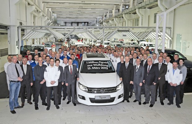 Eine Million VW Tiguan aus Wolfsburg