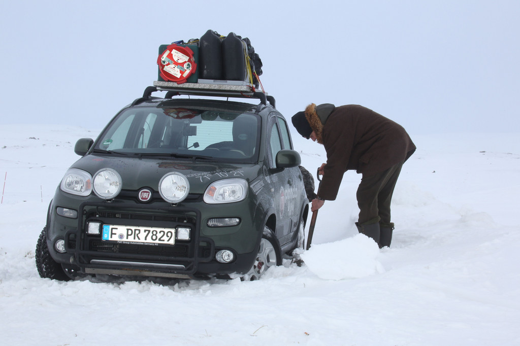 Fiat Panda 4x4 kehrt vom Nordkap zurück