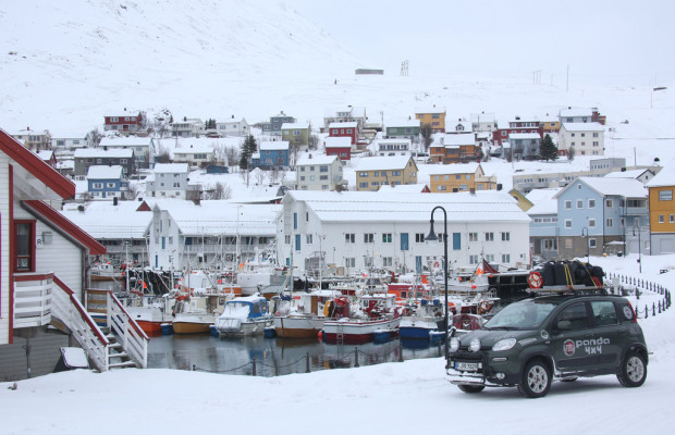 Fiat Panda 4x4 kehrt vom Nordkap zurück