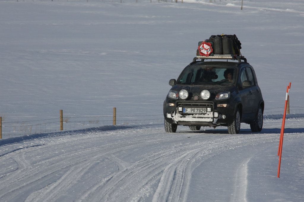 Fiat Panda 4x4 kehrt vom Nordkap zurück