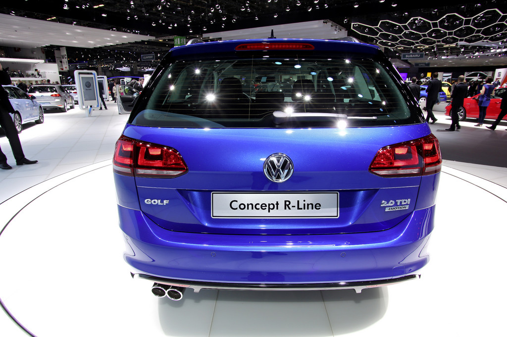 Genf 2013: Volkswagen zeigt erstmals R-Version des Golf Variant