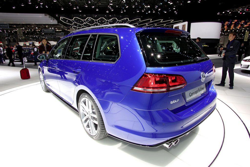 Genf 2013: Volkswagen zeigt erstmals R-Version des Golf Variant