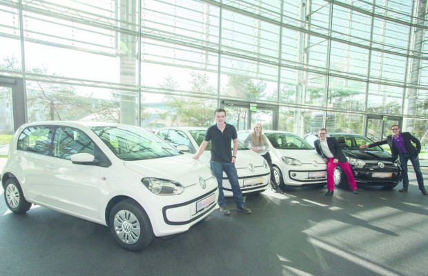 Gewinner von VW-Facebook-Aktion ehalten ihren Up
