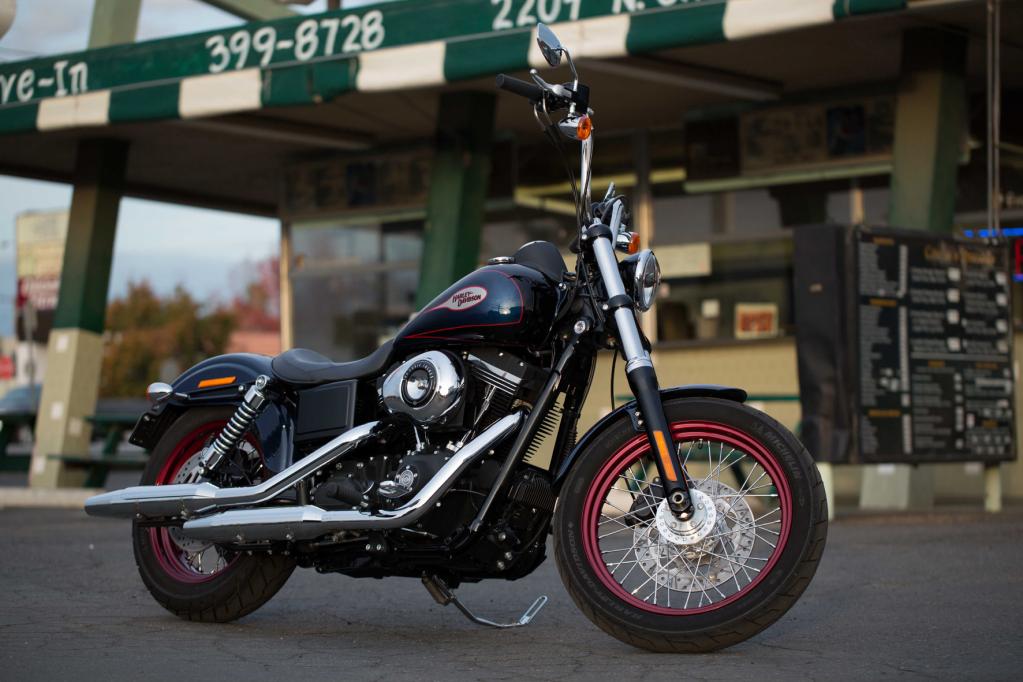 Harley Davidson mit Street Bob-Sondermodell