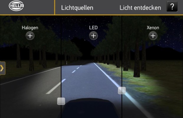Hella-App simuliert Lichtsysteme