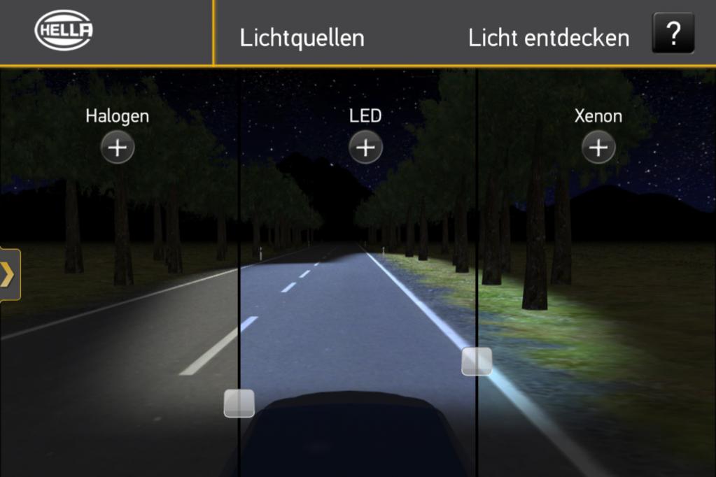 Hella-App simuliert Lichtsysteme