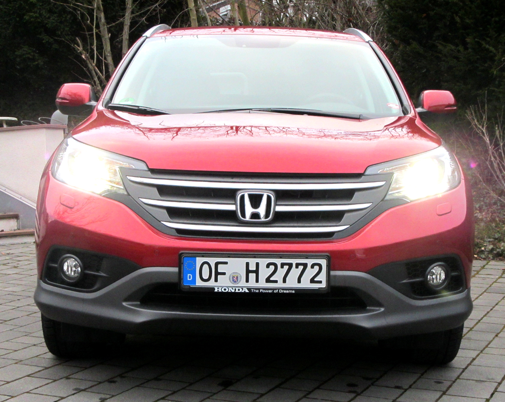 Honda CR-V: Blick auf die Frontpartie. 