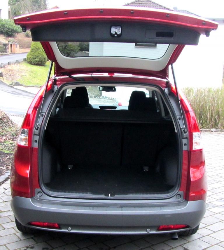 Honda CR-V: Das Gepäckabteil fasst stattliche 589 bis 1669 Liter. 